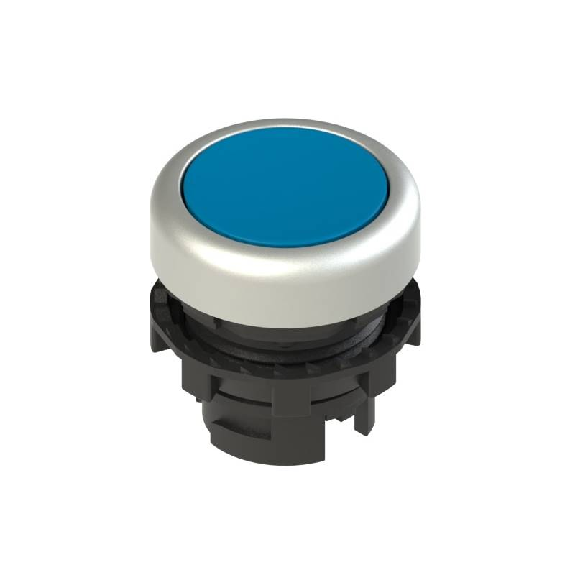Bp Ø20mm lumineux affleurant, bleu (chromé) Bp Ø20mm lumineux affleurant, bleu (chromé)-Lire la description
