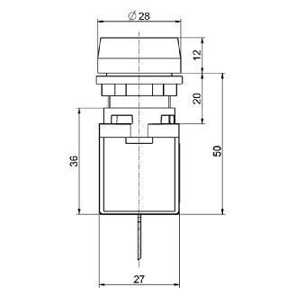 Bouton poussoir affleurant RT sans fil, technologie SW868-Lire la description