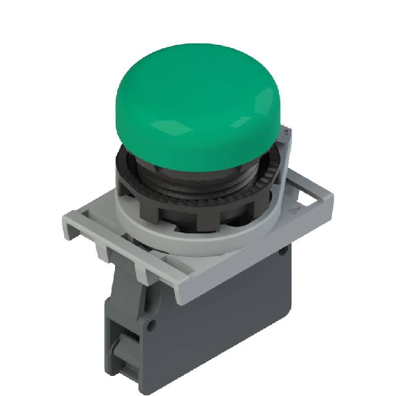 Complet: Indicateur lumineux vert, adapt. de fix., DEL et contacts-Lire la description