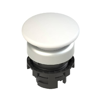 Bouton coup de poing" Ø36mm lumineux, blanc (chromé)"-Lire la description