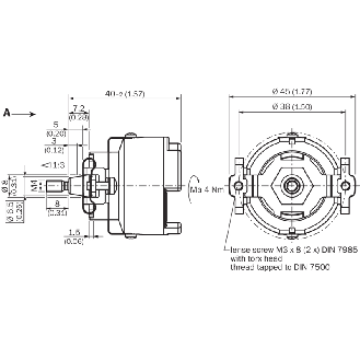 Système Feedback-moteur rotatif HIPERFACE-Lire la description