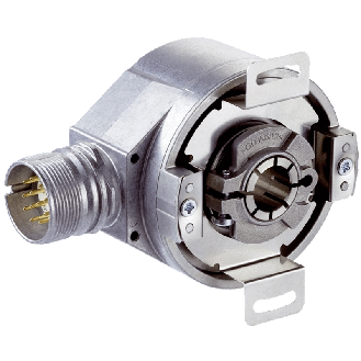 Codeur inc. Ø60mm Axe trav. 12mm 08192i/t 4,5-5,5V TTL/RS422 M23 12P-Lire la description