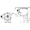 Codeur abs. multitours Axe plein 06mm 19-33V 13107x64 4-20mA M12 5P