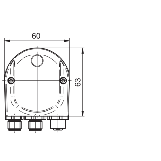 Codeur abs. PROFINET multitour Ø58mm Axe 10mm 10-30Vdc IP54-Lire la description