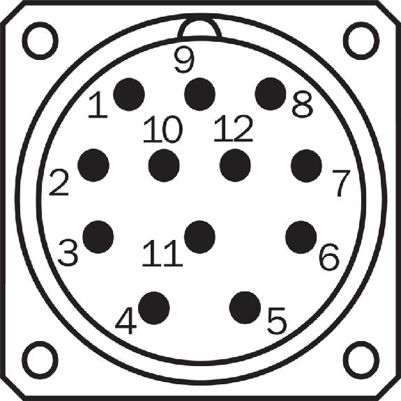 Codeur inc. Ø60mm Axe creux 15mm 1024i/t 5v TTL/RS422 M23 12P Codeur inc. Ø60mm Axe creux 15mm 1024i/t 5v TTL/RS422 M23 12P-Lire la description