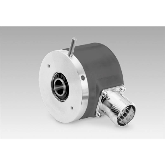 Codeur inc. Ø58mm Axe trav. 12mm 0720i/t 4,75-30V Totem pôle M23 12P-Lire la description