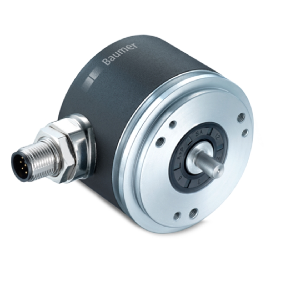 Cod. abs. multitours Axe plein 10mm 14-30V 0-360° câble 2m-Lire la description
