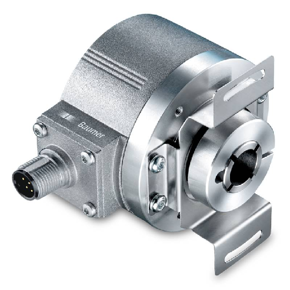 Codeur inc. Ø58mm Axe creux 12mm 1024i/t PROG TTL/RS422 M23 12P-Lire la description