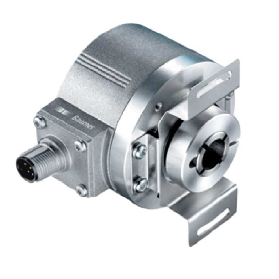 Codeur inc. Ø58mm Axe trav. 10mm 2048i/t 8-30V HTL/totem pôle 1m IP65-Lire la description