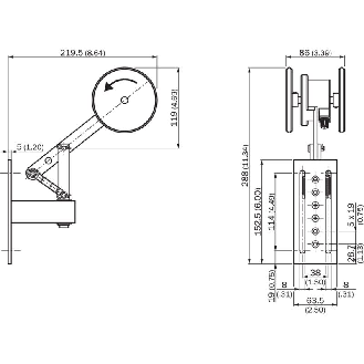 Codeur à roue mesureuse 300mm PROG 5-32V TTL/HTL M12 8P-Lire la description