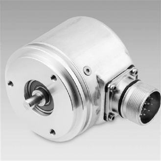 Codeur abs. SSI multitour, Ø58 Axe plein Ø6mm IP54 10-30Vdc-Lire la description