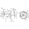 Codeur inc. Ø60mm Axe plein 6mm 08192i/t 4,5-5,5V TTL/RS422 C1,5m