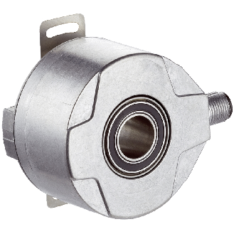 Codeur inc. Ø60mm Axe trav 12mm 36000i/t PROG 5Vdc TTL/RS422 M12 8P-Lire la description