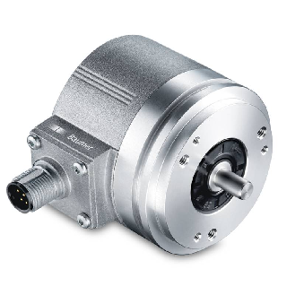 Codeur inc. Ø58mm Axe plein 06mm 1024i/t 8-30V HTL/Totem pôle M12 8P-Lire la description