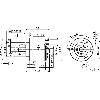 Codeur abs. multitours Ø60mm Axe plein 10mm PROFIBUS 16.384 x 131.072