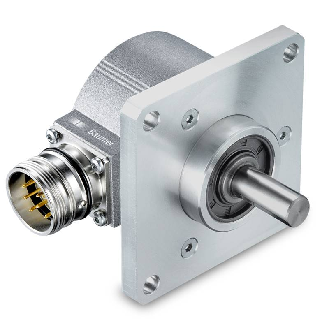 Codeur inc. Ø58mm Axe plein ø3/8 01024i/t PROG TTL/RS422 M12 8P"-Lire la description