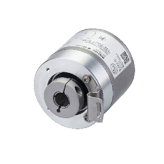 Codeur incrémental, Axe creux 12mm, 10000 impulsions/tour Programmable, 4,75-30Vdc, HTL/TTL, IO-Link, Connecteur M12 5 pôles-Lire la description