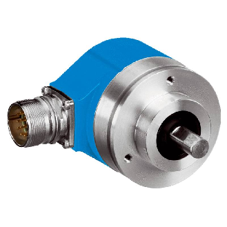 Codeur abs. monotour Ø60mm Axe plein 10mm SSI 8.192 (13 bit) C5m IP65-Lire la description