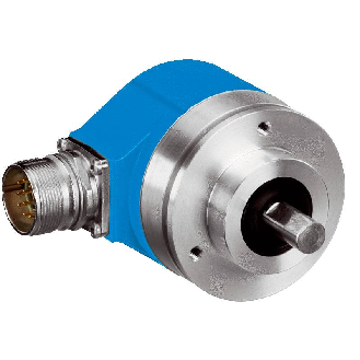 Codeur abs. monotour Ø60mm Axe plein 10mm SSI 8.192 (13 bit) M23 12P-Lire la description