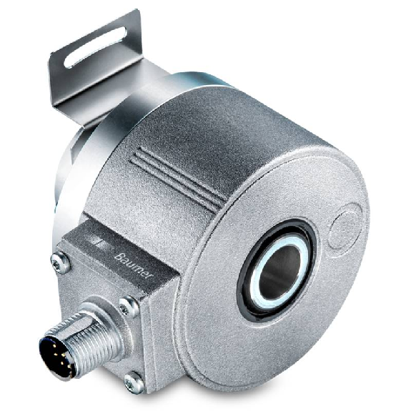 Codeur inc. Ø58mm Axe trav. 14mm 1024i/t PROG TTL/RS422 M23 12P-Lire la description