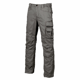 U-Power - Pantalon de travail gris clair SMILE-Lire la description