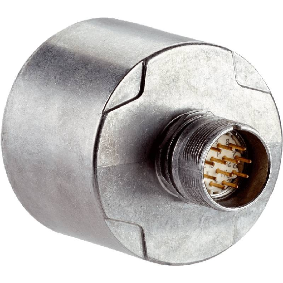 Codeur inc. Ø60mm Axe plein 10mm 10000i/t PROG 5-32V TTL/HTL M23 12P Codeur inc. Ø60mm Axe plein 10mm 10000i/t PROG 5-32V TTL/HTL M23 12P-Lire la description