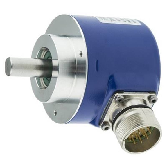 Codeur inc. Ø58mm Axe plein 10mm 0200i/t 5-30V Totem pôle M23 12P-Lire la description
