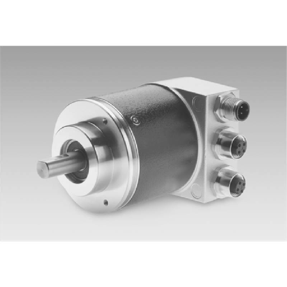 Codeur abs. EtherCAT multitour Axe Plein 6mm 10-30Vdc / M12-Lire la description