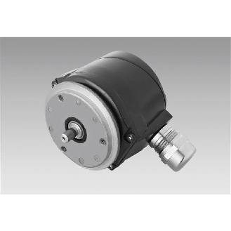 Codeur inc. Ø58mm Axe plein 6mm Synchro 256i/t 9-26Vdc HTL bornes-Lire la description