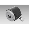Codeur inc. Ø58mm Axe plein 6mm Synchro 256i/t 9-26Vdc HTL bornes