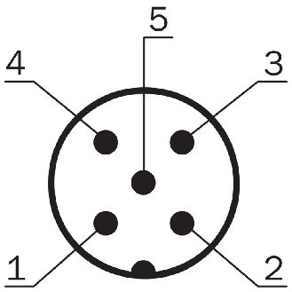 Codeur abs. multitours Ø36mm Axe creux 08mm CANopen 4.096 x 4.096-Lire la description