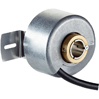 Codeur inc. Ø60mm Axe trav. 5/8 2048i/t 10-27V HTL/Push pull c1.5m"-Lire la description