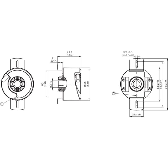 Codeur inc. Ø60mm 1024i/t Codeur inc. Ø60mm 1024i/t-Lire la description