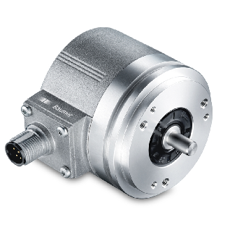 Codeur inc. Ø58mm Axe plein 06mm 4096i/t 5V TTL/RS422 M23 12P IP65-Lire la description