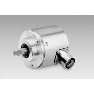 Codeur abs. SSI multitour INOX V4A Ø58mm Axe plein 10mm 10-30V Gray-Lire la description