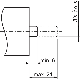 Codeur inc. Ø36mm Axe creux 8mm 2500i/t 4,5-5,5V TTL/RS422 câble 1,5m-Lire la description