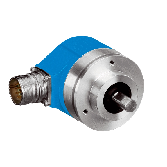 Codeur abs. monotour Axe plein 10mm 01000i/t 10-32Vdc SSI, M23 12P-Lire la description