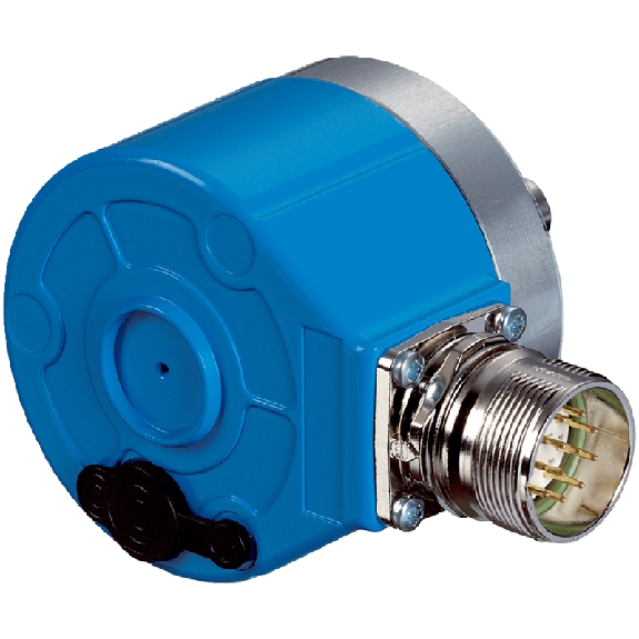 Codeur abs. monotour Axe plein 10mm 01000i/t 10-32Vdc SSI, M23 12P-Lire la description