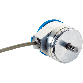 Codeur abs. multitours Axe plein 06mm 19-33V 2979x16 4-20mA C1.5m-Lire la description