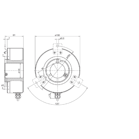 Codeur inc. Axe trav. 65mm 2048i/t 8-30Vdc HTL/Push pull c1m IP54 Codeur inc. Axe trav. 65mm 2048i/t 8-30Vdc HTL/Push pull c1m IP54-Lire la description