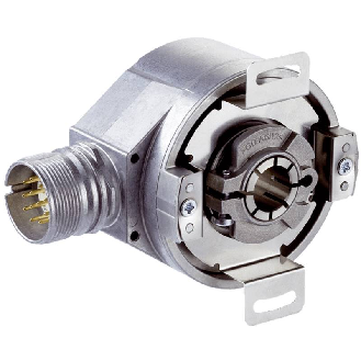 Codeur inc. Ø60mm Axe trav. 12mm 05000i/t 4,5-5,5V TTL/RS422 M23 12P-Lire la description