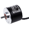 Codeur inc. Ø40mm Axe plein 6mm 0050i/t 5-24VDC PNP, câble 2m