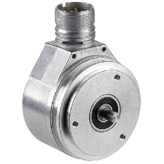 Codeur inc. Ø60mm Axe plein 6mm 65536i/t 5-32Vdc TTL/HTL prog M23 12P-Lire la description
