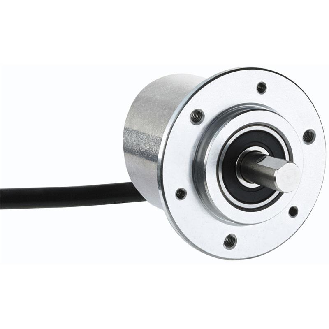 Codeur inc. Ø50mm Axe plein 8mm 00100i/t 7-30V HTL/PushPull M12 8P+C-Lire la description