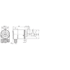 Codeur abs. PROFINET multitour Ø58mm Axe Ø6mm IP65 3xM12