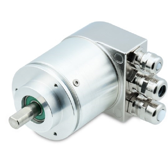 Codeur abs. PROFINET multitour Ø58mm Axe Ø6mm IP65 3xM12-Lire la description