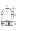 Codeur abs. PROFINET multitour Ø58mm Axe Ø6mm IP65 3xM12