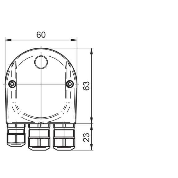 Codeur abs. PROFINET multitour Ø58mm Axe Ø6mm IP65 3xM12-Lire la description