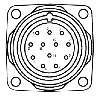 Codeur abs. monotour Axe plein 10mm 00720i/t 10-32Vdc SSI, M23 12P