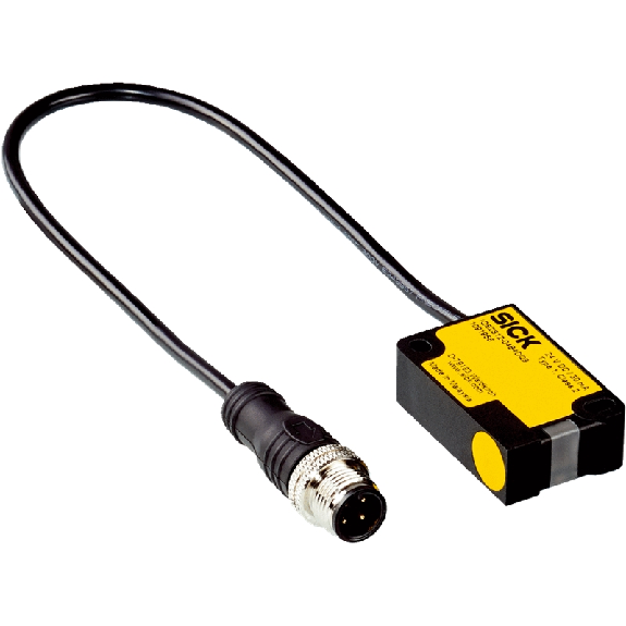 DPI de séc. Rect. OSSD (x2) P4mm noyé Plast. / M12 4P+C0.3m PVC DPI de séc. Rect. OSSD (x2) P4mm noyé Plast. / M12 4P+C0.3m PVC-Lire la description